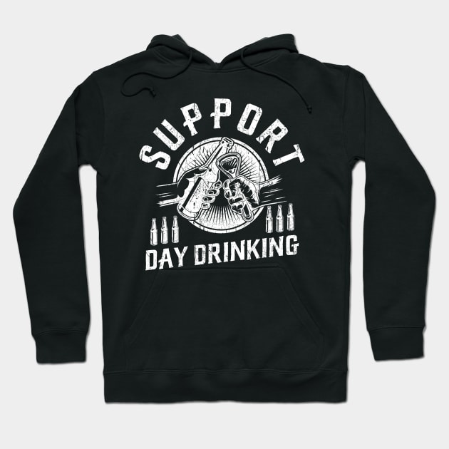 Day Drinking Support Hoodie by Cooldruck